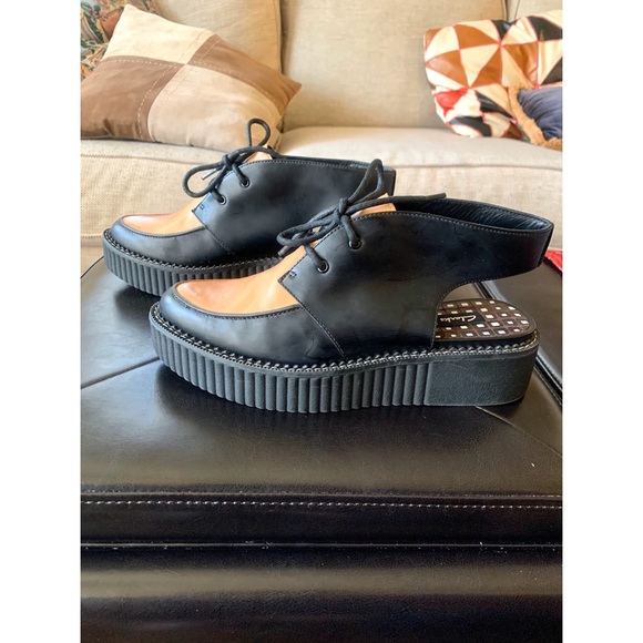 🌈 Amazing LEATHER CLARKS creepers style - Picture 3 of 8